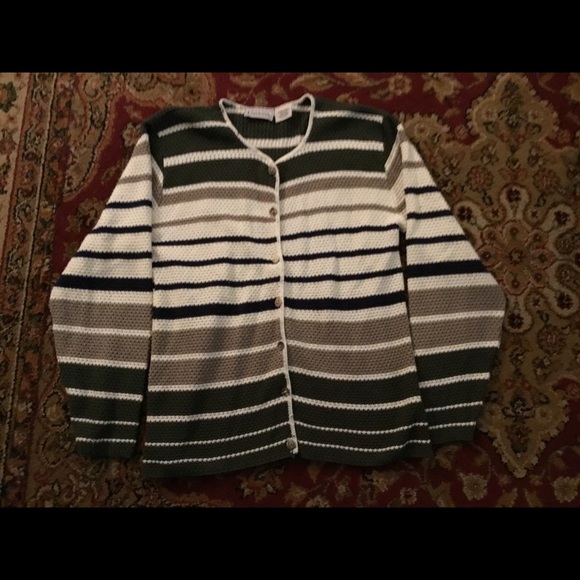 Striped Cardigan. GUC. - Picture 1 of 4